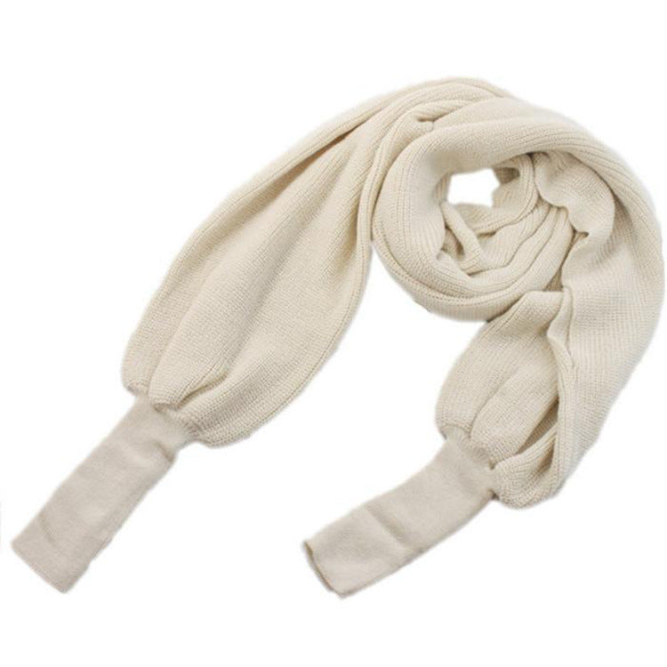 Soft knitted scarf for women with trendy knot design Chic and Style