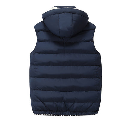 Dames gilet matelassé à capuche Chic und Stil