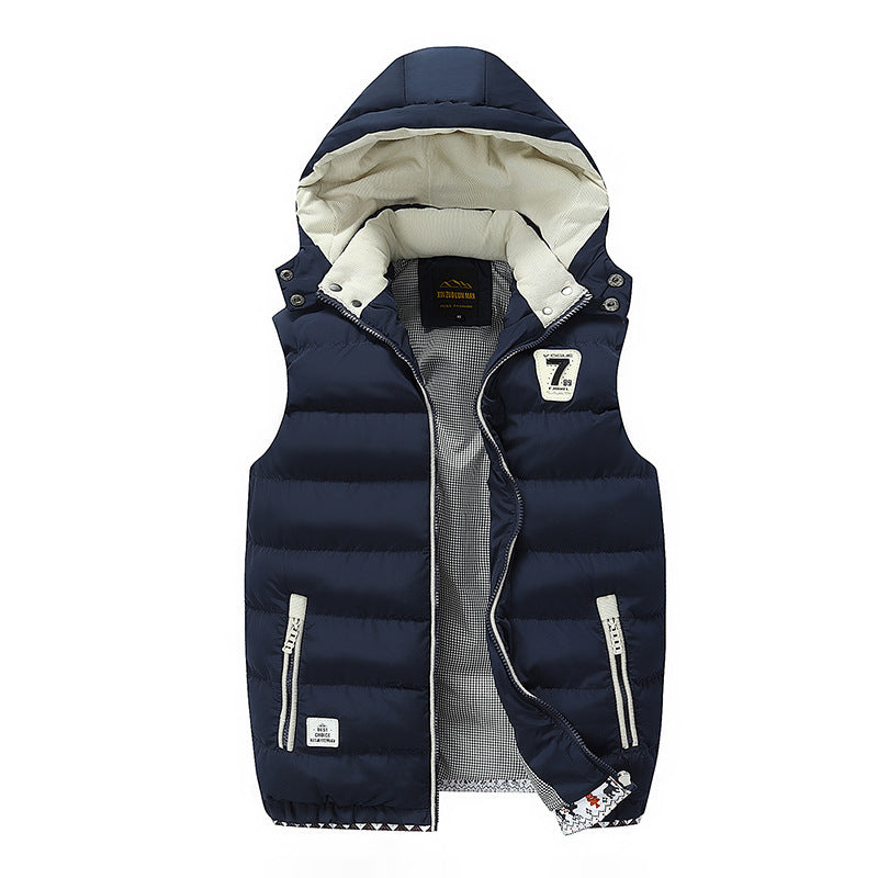 Dames gilet matelassé à capuche Chic und Stil