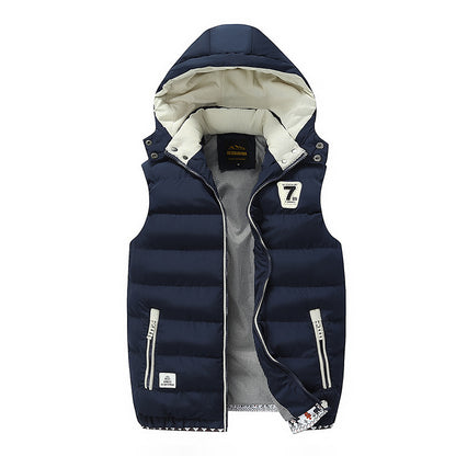 Dames gilet matelassé à capuche Chic und Stil