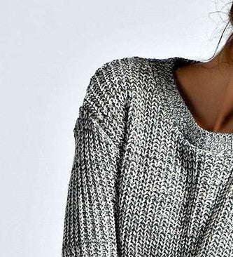 Pull femme avec applications en forme de cœur et tricot structuré Chic und Stil
