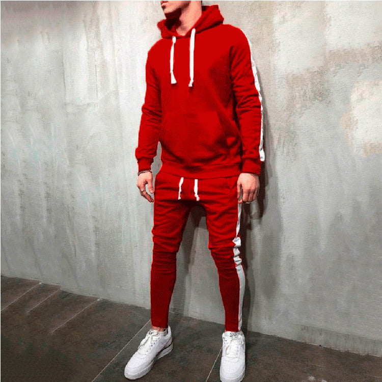 Men's Elegant Hoodie with Matching Jogging Pants Chic and Style