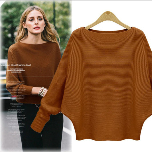 Pull oversized pour femmes en tricot avec design épaule dénudée et coupe décontractée Chic und Stil