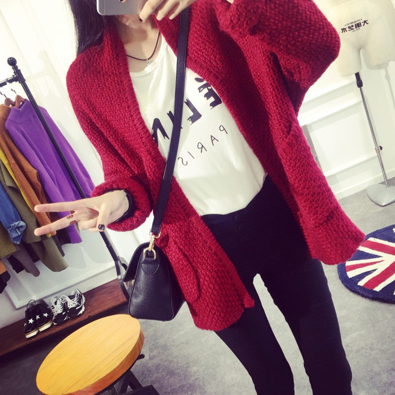 Dames Grand cardigan en tricot avec coupe décontractée et poches pratiques Chic und Stil