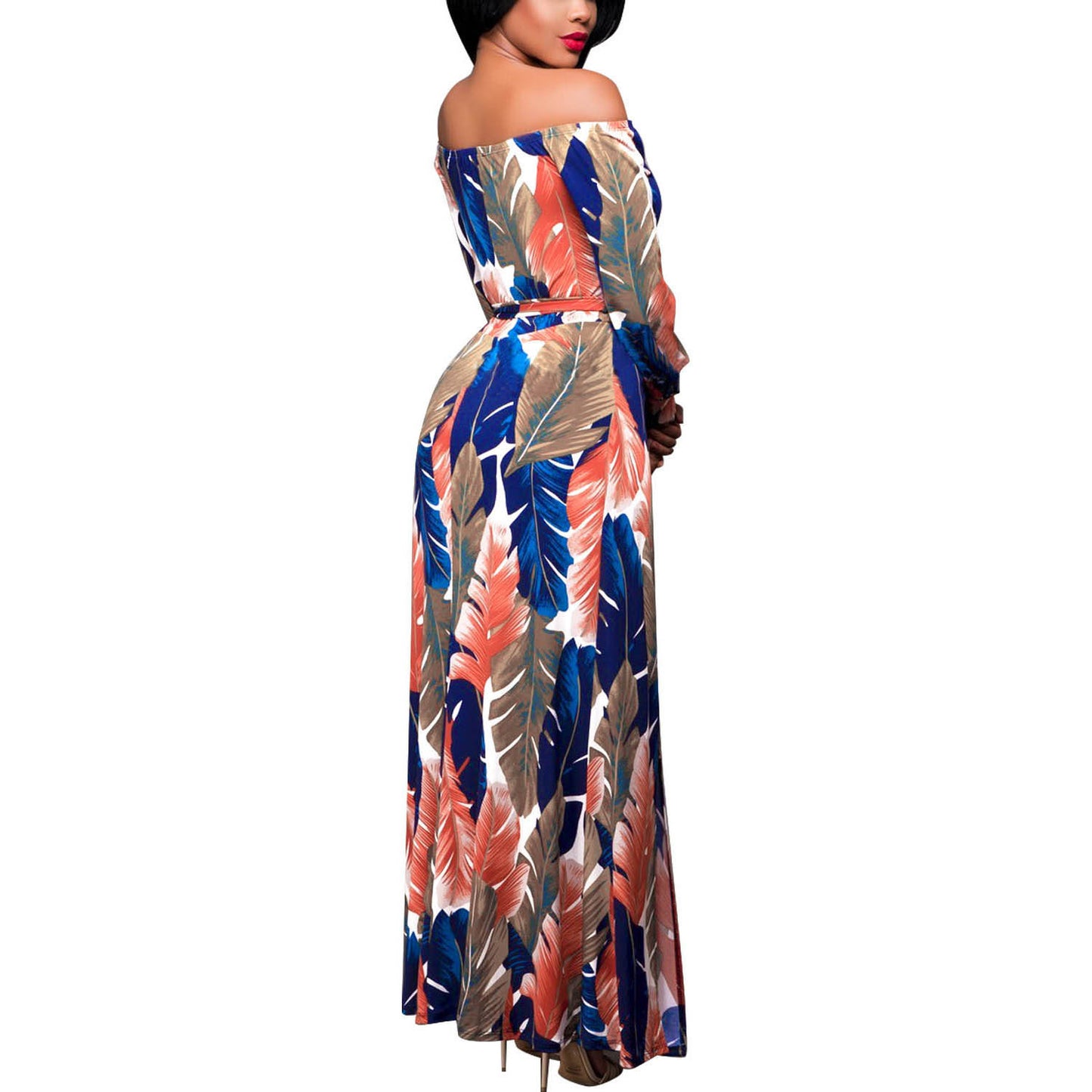 Robe maxi pour dames au look tropical tendance Chic und Still