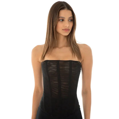 Chic and Stil | Chiffon Corset Top 