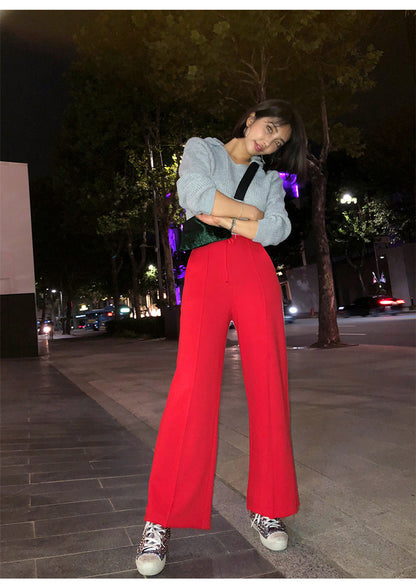 Ensemble de vêtements de détente décontracté pour femmes avec hoodie zippé court et pantalon large Chic & Stil