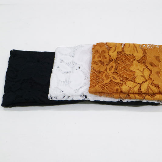 Dames Fleurs Dentelle Chouchou Chic und Stil