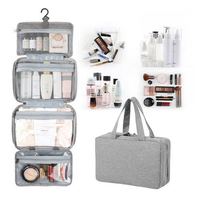 Chic and Style | Perfect for Travel - Women's Toiletry Bag with Hanging Hook