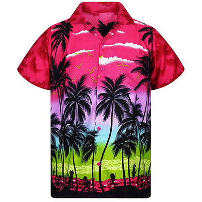 Chemise d'été pour hommes avec imprimé tropical Chic und Stil