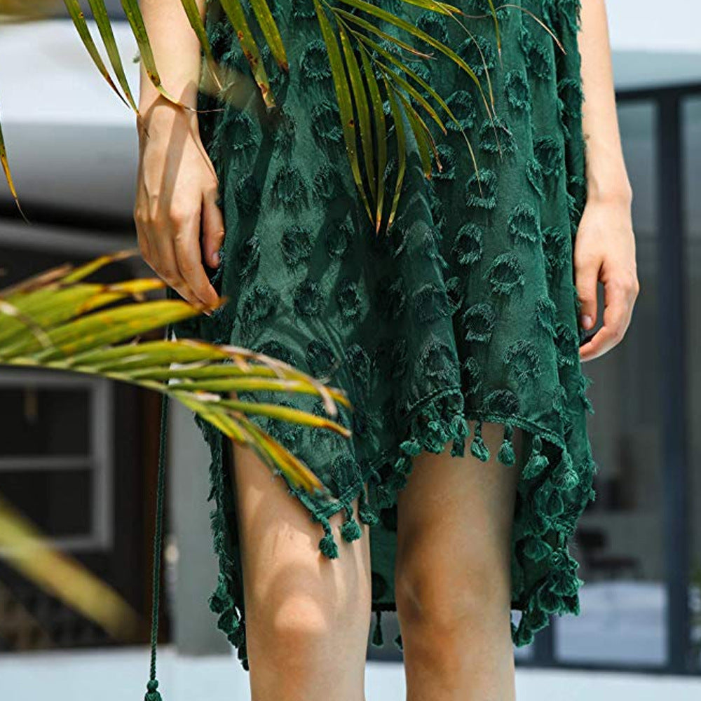 Robe à franges bohème pour femmes Chic und Stil