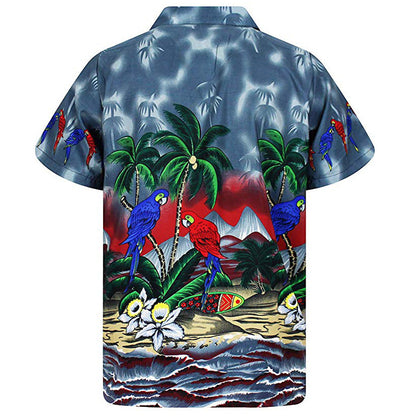 Chemise d'été pour hommes avec imprimé tropical Chic und Stil