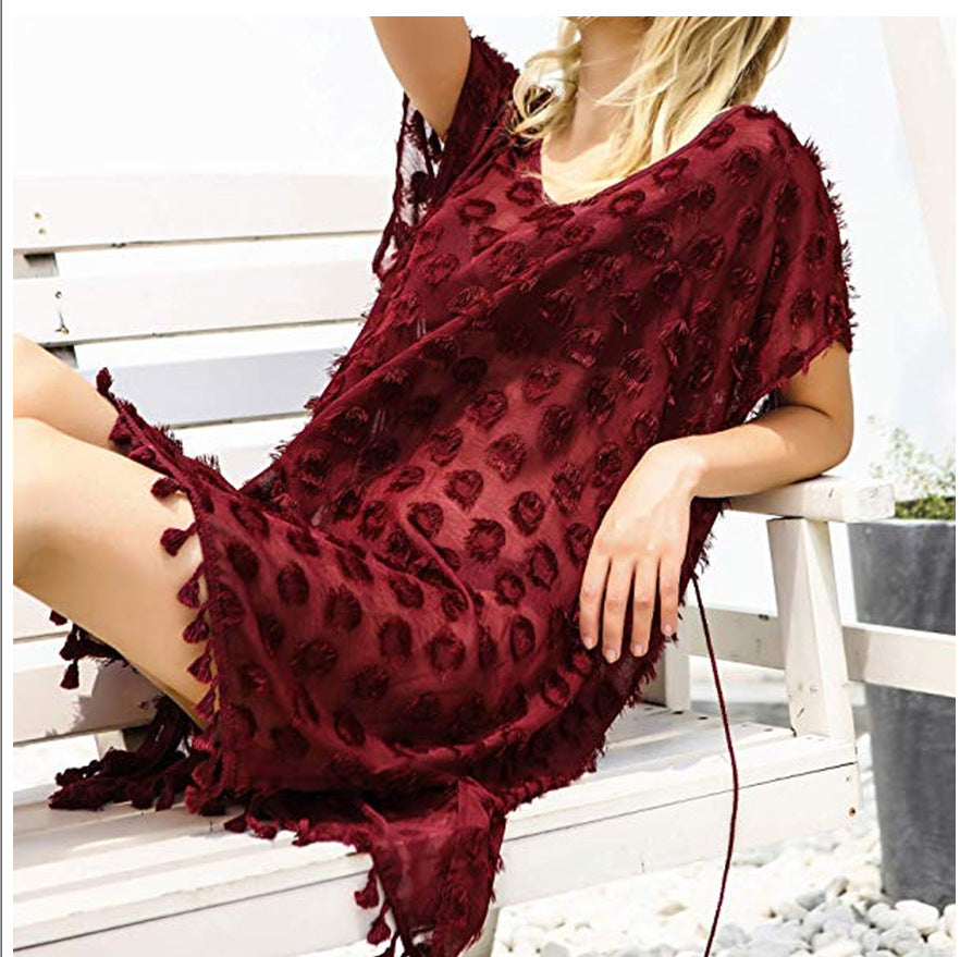 Robe à franges bohème pour femmes Chic und Stil
