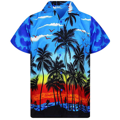 Chemise d'été pour hommes avec imprimé tropical Chic und Stil