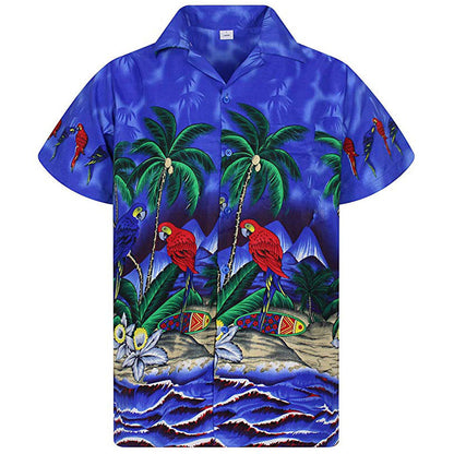 Chemise d'été pour hommes avec imprimé tropical Chic und Stil