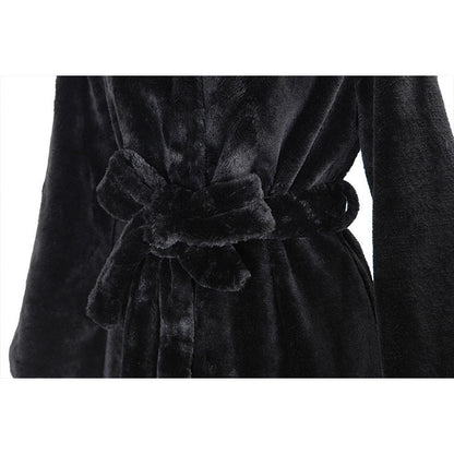 Dame à carreaux avec capuche et ceinture Chic und Stil