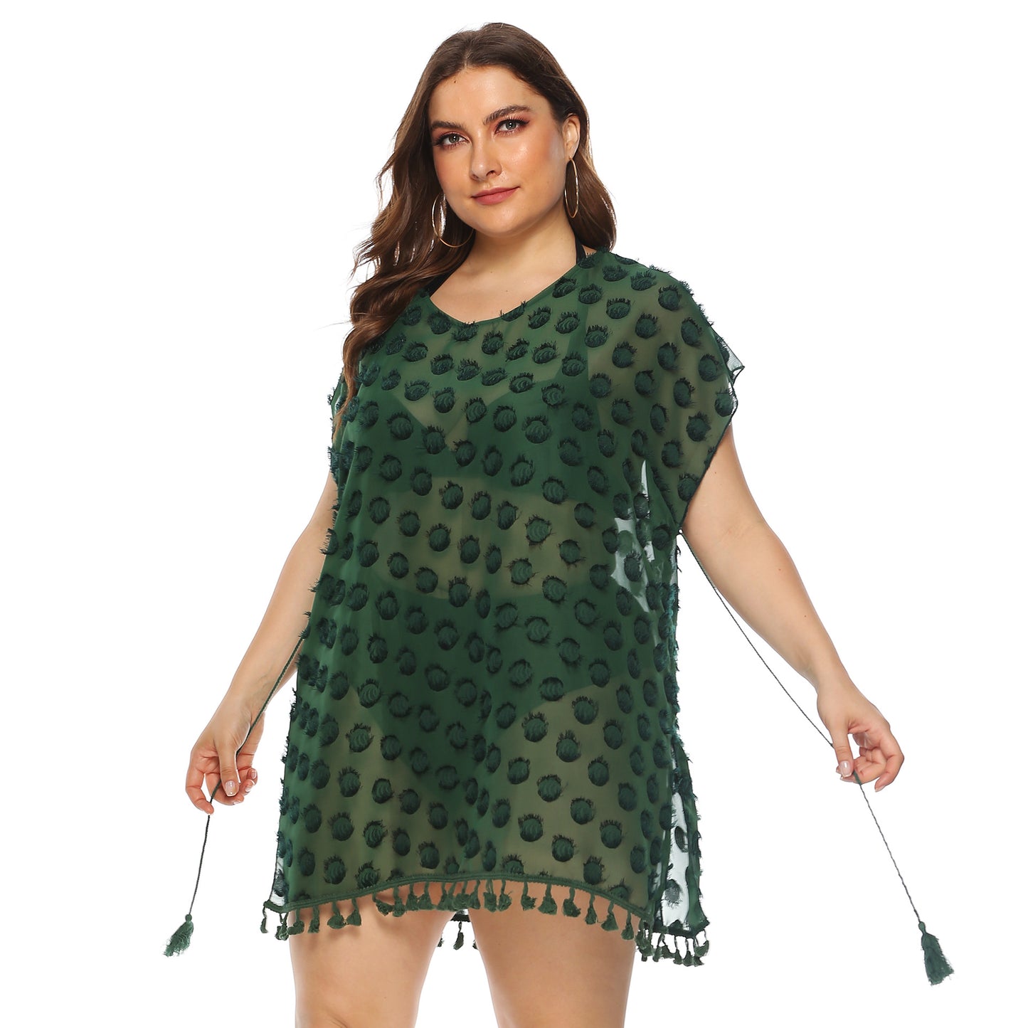 Dames Élégant Franges-Bordure Plage Couverture Chic und Stil