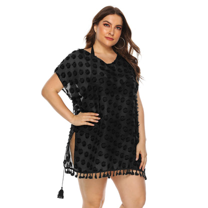 Dames Élégant Franges-Bordure Plage Couverture Chic und Stil