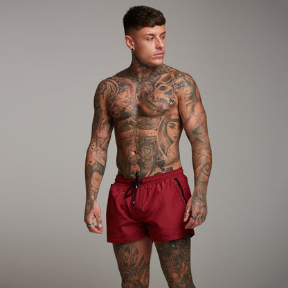 Shorts de bain pour hommes à séchage rapide avec poches zippées pratiques Chic und Stil