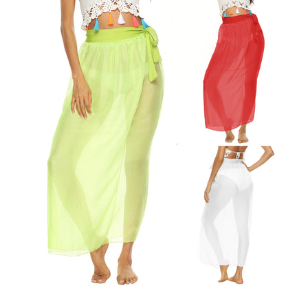 Ladies Transparent Light Beach-Hip-Cover Chic and Style