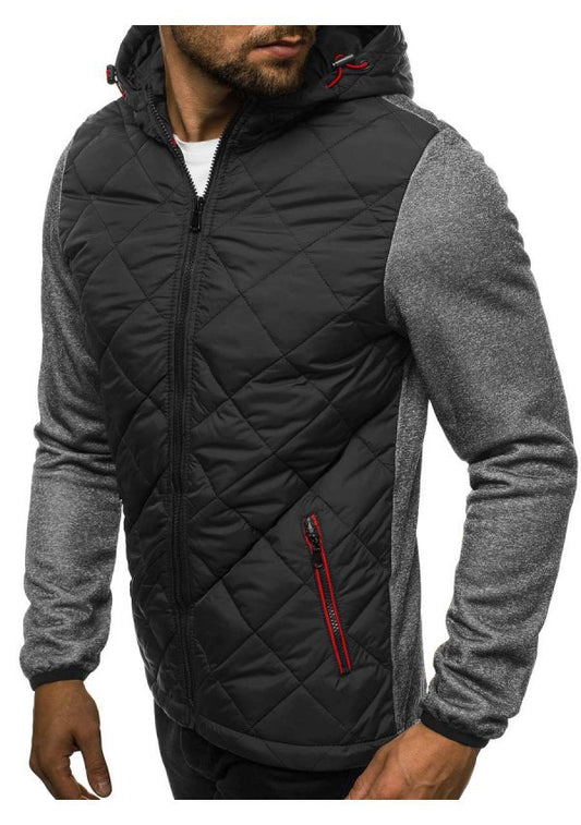 Veste fonctionnelle matelassée pour hommes avec col montant et poches pratiques Chic und Stil