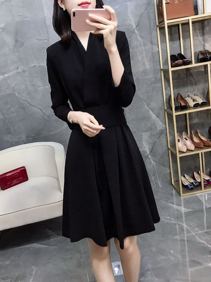 Robe élégante enveloppante pour femmes Chic und Stil