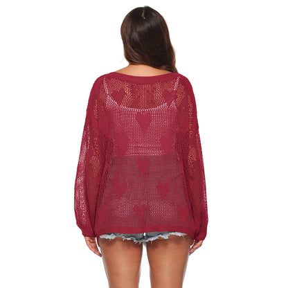 Dames Oversized Maille Pull en maille Chic und Stil