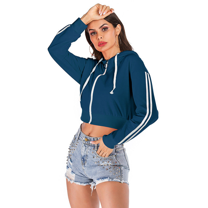 Dames Pull à Capuche Sportif Chic und Stil