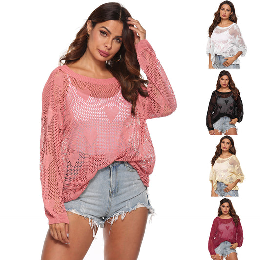 Dames Oversized Maille Pull en maille Chic und Stil