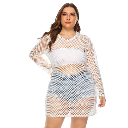 Robe Cover-Up en maille transparente pour femmes Chic und Stil
