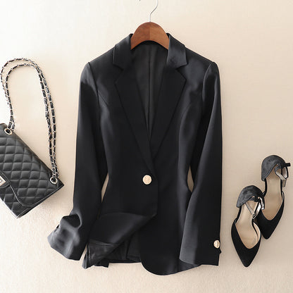 Blazer Femme Sur Mesure Avec Boutons Décoratifs Chic und Stil