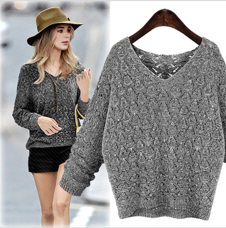 Pull en tricot léger pour femmes avec motif ajouré délicat Chic und Stil