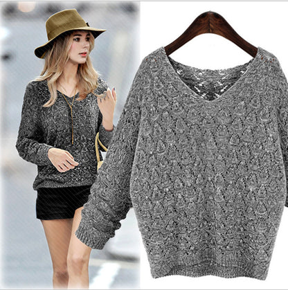 Pull en tricot léger pour femmes avec motif ajouré délicat Chic und Stil