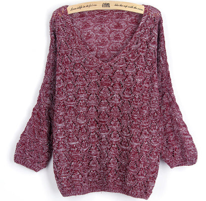 Pull en tricot léger pour femmes avec motif ajouré délicat Chic und Stil