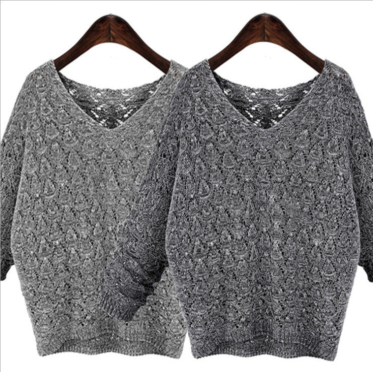 Pull en tricot léger pour femmes avec motif ajouré délicat Chic und Stil