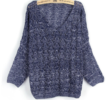 Pull en tricot léger pour femmes avec motif ajouré délicat Chic und Stil