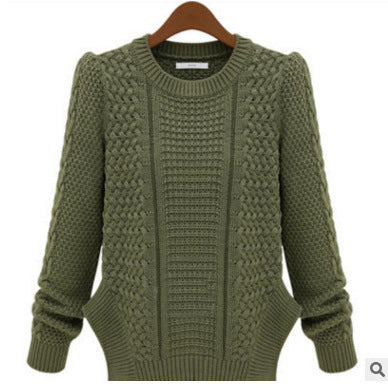 Pull en grosse maille pour femmes avec design texturé et poches latérales Chic und Stil