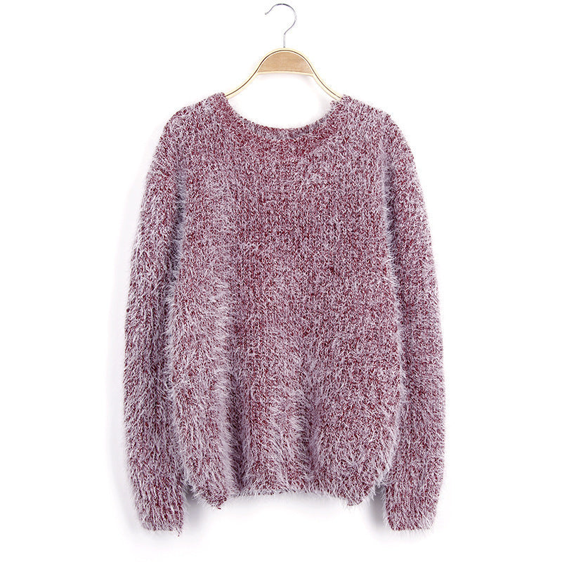 Dames Pull doux avec design structuré et col rond Chic und Stil