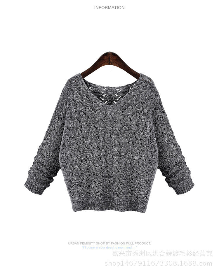 Pull en tricot léger pour femmes avec motif ajouré délicat Chic und Stil