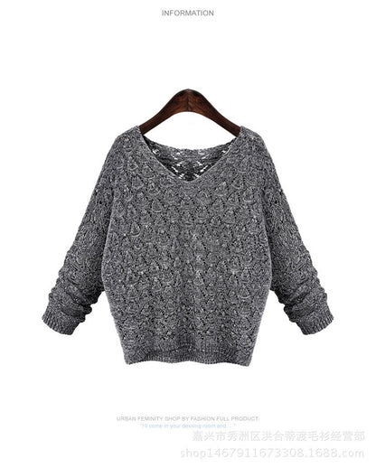 Pull en tricot léger pour femmes avec motif ajouré délicat Chic und Stil