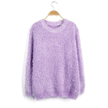 Dames Pull doux avec design structuré et col rond Chic und Stil