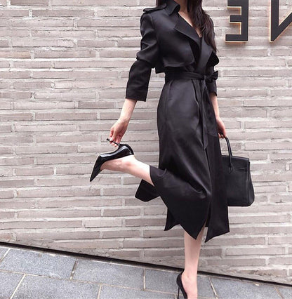 Manteau élégant pour femme avec ceinture Chic und Stil