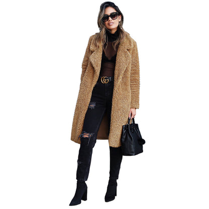 Ladies faux fur coat Chic and Style