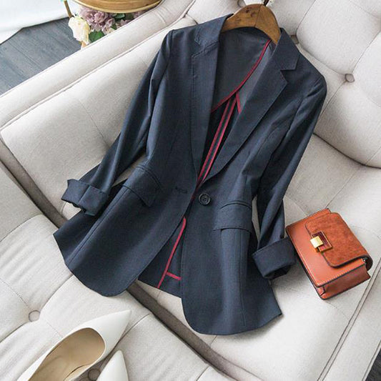 Blazer d'affaires ajusté pour femmes Chic und Stil