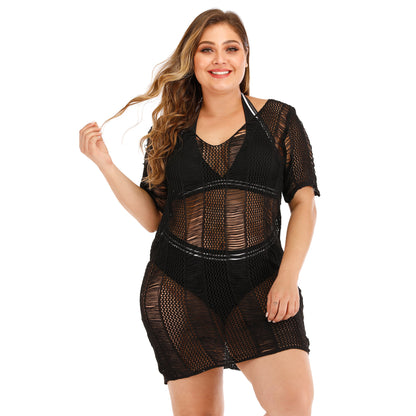 Dames élégante robe de bain en mesh Chic und Stil