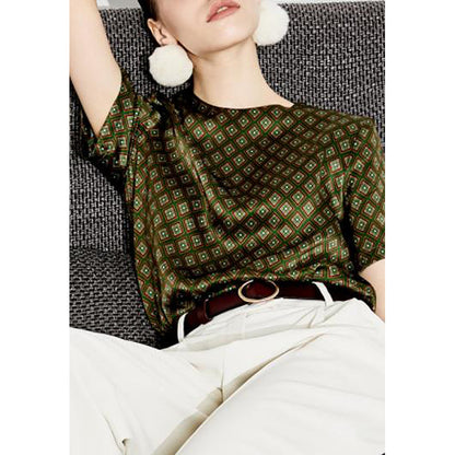 Blouse Imprimée Élégante Femme Chic und Stil