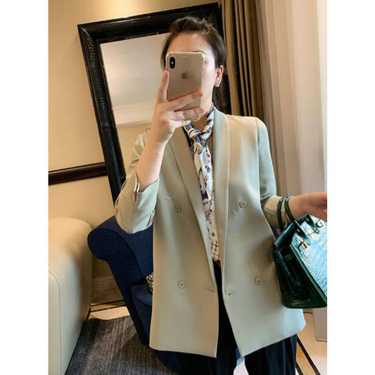 Veste oversized croisée pour femmes Chic und Stil