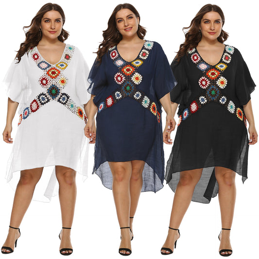 Dames Élégante Robe de Plage Kimono Chic und Stil