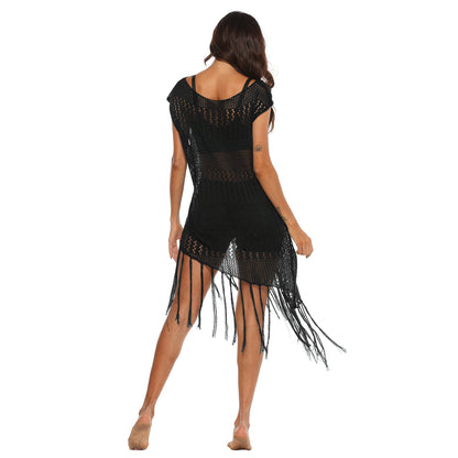 Robe à franges en crochet pour femmes Chic und Stil