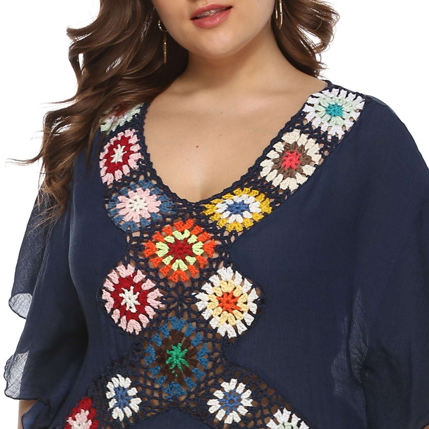 Dames Élégante Robe de Plage Kimono Chic und Stil